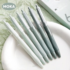 قلم حبر جاف متدرج اللون بسن ST للطلاب، قلم فرشاة للامتحانات، قلم سريع الجفاف بألوان متدرجة للفتيات، قلم أسود 0.5 ملم - Product Image 5