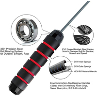 CHENGMO SPORTS Corde à sauter lestée en PVC avec câble en acier robuste et roulement, prix usine