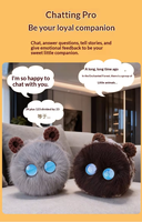 Robot intelligent interactif émotionnel IA, jouet en peluche, jouet éducatif tendance pour enfants, poupée bébé, porte-clés Zéro
