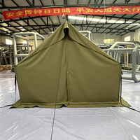 Tente portable en tissu Oxford à une chambre pour 4 saisons, imperméable avec structure en acier pour le camping, la randonnée, la pêche et la chasse