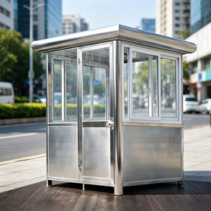 Chiosco Modulare Portatile per Esterni Resistente alle Intemperie, Cabina di Sicurezza, Postazione di Vendita Biglietti, Casa Prefabbricata per Guardie - Product Image 1