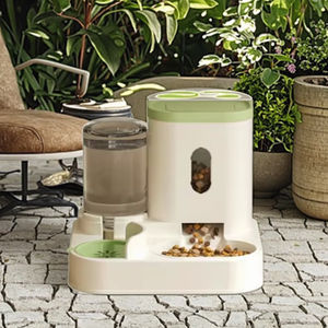 Alimentador saludable para mascotas, la mejor opción, cuenco para gatos y perros, bebedero de agua de 2l y alimentador de alimentos de 3L para separación seca y húmeda, suministros para mascotas - Product Image 2