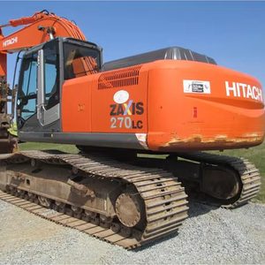 Excavatrice hydraulique d'occasion Hitachi ZX270 de 27 tonnes, moteur, boîte de vitesses, pompe, engrenage, godet de 1,5 m, puissance de 132 kW, roulement, modèle 2023 - Product Image 1