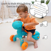 Trottinette musicale électrique FiveStar pour enfants, voiture à batterie et draisienne, jouets à thème animalier pour les enfants