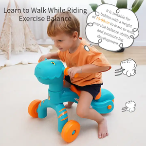 FiveStar çocuklar elektrikli müzikal Scooter akülü yürümeye başlayan araba ve denge bisiklet hayvan temalı oyuncaklar çocuk binmek için - Product Image 2