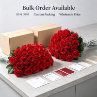 Tige de rose artificielle en tissu de soie rouge pour arrangement de vase, décoration de maison, salon, table à manger, scène de mariage et fête