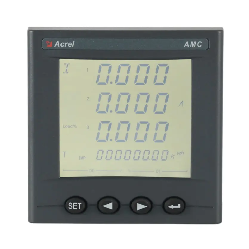 Acrel điều hòa không khí tiêu thụ năng lượng đo AMC96L-E4/KC năng lượng mặt trời phân phối điện kỹ thuật số Đồng hồ đo năng lượng bảng điều chỉnh năng lượng mét