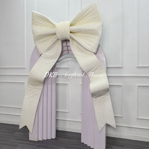 Grands nœuds décoratifs en velours personnalisés pour mariages et fêtes, pour décorations de fond - Product Image 5