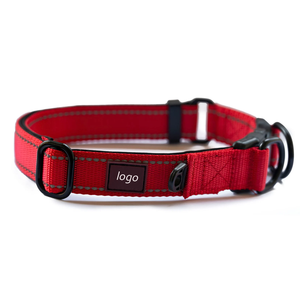 <span class=keywords><strong>Collar</strong></span> de perro táctico personalizado, gran calidad, fuerte, grueso, resistente, hebilla de Metal, para perro - Product Image 1