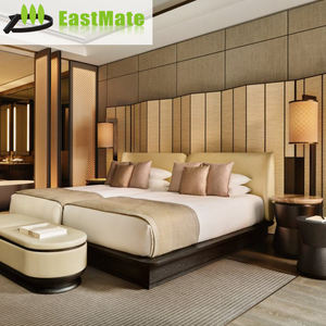 أطقم أثاث من الخشب الصلب فاخرة وعصرية مخصصة لمشاريع غرف نوم الشباب وغرف المعيشة في الفنادق 5 نجوم للاستخدام في الشقق والحمامات - Product Image 1