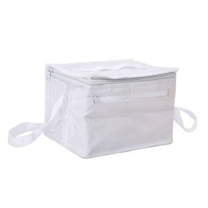 Sac isotherme pliable personnalisé avec logo, en toile thermique, avec fermeture éclair, pour courses et utilisation au réfrigérateur - Product Image 2