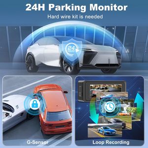 <span class=keywords><strong>Camera</strong></span> hành trình trước và sau 4K với tầm nhìn ban đêm, <span class=keywords><strong>WiFi</strong></span> kép, ứng dụng điều khiển, hộp đen xe hơi & <span class=keywords><strong>camera</strong></span> xe cộ - Product Image 5