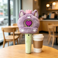 Nouveaux arrivages couverture lumineuse design animal Kpop Stray enfants couverture bâton lumineux en peluche mignon canard lampe couverture personnalisé animaux en peluche