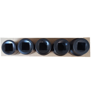 6Pc <b>Impact</b> <b>Socket</b> Set 17mm 19mm 21mm 22mm 31/32 In 1/2 In Drive Machine Repair Tool Case Included - Product Image 4