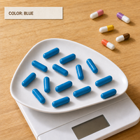 Capsules vides personnalisables multicolores en HPMC de origine végétale, imprimables, tailles 000, 00, 0, 1, 2, 3, 4, vente en gros en vrac