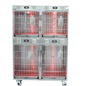 Fabrika satış paslanmaz çelik Pet terapi kafes veteriner hastane ve hayvan kliniği için kızılötesi fonksiyonu ile iyi fiyat hızlı teslimat - Product Image 2