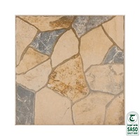 Azulejos de Cerámica Esmaltada Rústica para Interiores, para Paredes y Pisos de Baños de Apartamentos y Villas, 400 x 400 mm, Antideslizantes y Resistentes a los Ácidos