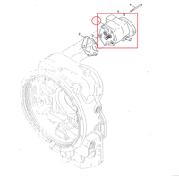 Pompe de charge ASSY 4219887 60285235 4210729 Pièces de rechange d'origine HEMA DANA Spicer 1205FT20640 pour grue tout-terrain SANY