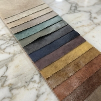 Nouveauté 2026 Tissu d'ameublement pour canapé en velours facile à nettoyer, 100% Polyester tricoté à motif bronzé, Prix de gros