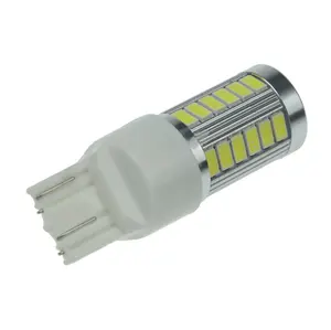 تخصيص T20 7443 W21 LED 5630 5730 SMD 33LED للسيارة ضوء الضباب الفرامل الخلفية مصباح إشارة الرجوع مصباح إشارة الركن 12 فولت DRL مصباح الفرامل