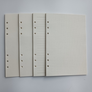 Fogli di Ricambio A5 a 6 Anelli, Pagine a Righe Bianche, Inserti per Appunti, Cancelleria per Ufficio e Scuola, per Quaderni e Agende - Product Image 1