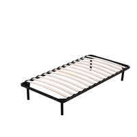Matelas Moderne Avec Cadre De Lit a Plateforme En Metal Et Fer a Lattes En Bois Pour Chambre a Coucher Hotel Ecole