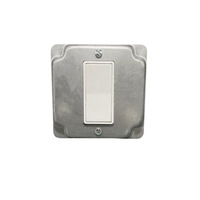 Lámparas de Pared de Estilo Industrial y Vintage, Paneles Galvanizados, Tomas de Corriente Estándar Nacional, Interruptores de Reinicio Automático