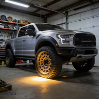 Jantes forgées à profil concave avec simulation de beadlock 16 17 18 19 20 21 22 pouces 6x139.7 6x135 5x127 pour Wrangler Bronco F150