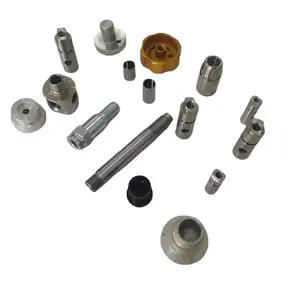 Custom precision metal iron titanium anodized aluminum cnc drilling parts lather milling service aluminium turning part