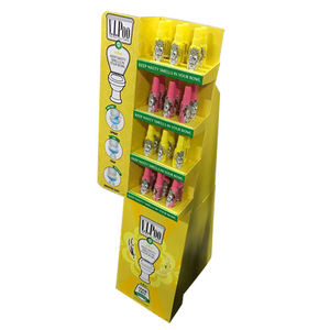 맞춤형 접이식 어린이 문구류 바닥 진열대 (코너 선반 포함) 친환경 골판지 진열대 - Product Image 6