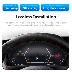 12.3Inch Hệ Thống Linux Cho BMW <span class=keywords><strong>5</strong></span> Series F10 F11 GT Loạt Gt F07 2008 2018 Thông Minh Xe Kỹ Thuật Số Cụm Công Cụ Đồng Hồ Tốc Độ - Product Image 4