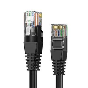 كابل شبكة Cat6 عالي الجودة UTP FTP SFTP كابل إيثرنت Cat6 26awg نحاس نقي 8-core متشابك