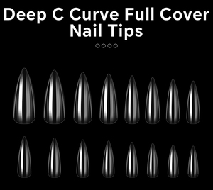 KADS 160/320Pcs/Box C Curve Full Cover <b>Nail</b> Tips Clear ABS Seamless Acrylic <b>Nail</b> Tips False Fingernails for Manicure <b>Extension</b> - Product Image 2