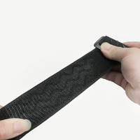Sangles de vélo auto-adhésives, attaches élastiques antidérapantes à crochet et boucle, sangles élastiques en silicone pour bottes de jambe, boîtes d'attaches de câble