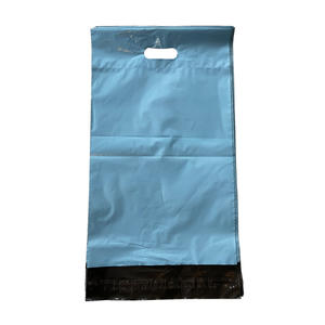 Wholesale 17 X 25 Black Thick Plastic Shopping <b>Bag</b> with T-Shirt Handle for <b>Clothing</b> Underwear and Shoes - Product Image 5
