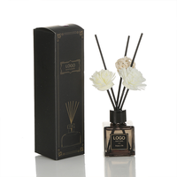 Diffuseur à bâtonnets 50 ml, désodorisant d'ambiance économique longue durée, parfum lavande et clochettes