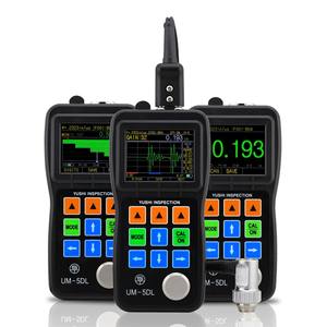 UM-5DL最高の色Bスキャン超音波厚さゲージアルミニウム/金属材料電池駆動の5mm凸半径測定用 - Product Image 1