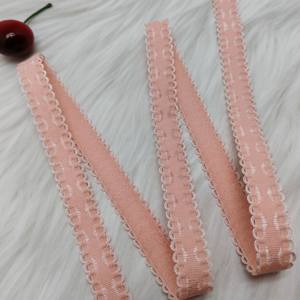 Venta al por mayor de fábrica: Muestra de cinta elástica de punto de 16 mm para costura de ropa, cinta de picot para coser ropa interior, sujetadores y cinturones de nailon. - Product Image 2