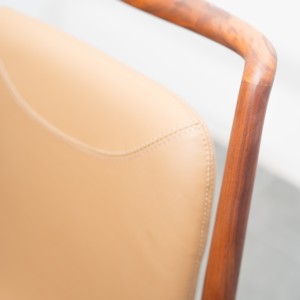 Chaise de salle à manger en bois de noyer de qualité supérieure, siège rembourré, mobilier de salle à manger moderne pour la maison, le restaurant, l'hôtel PISANO - Product Image 3