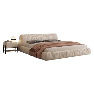 Cama King Tapizada Estilo Italiano con Tela Escarchada, Muebles para Recámara Principal - Product Image 5