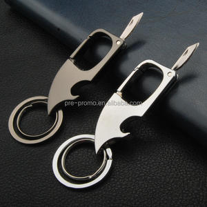 Kustom grosir 3 IN 1 multi-alat pisau logam gantungan kunci dengan pembuka botol - Product Image 3