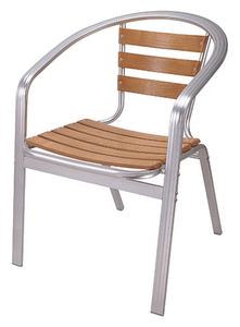 <span class=keywords><strong>Chaise</strong></span> <span class=keywords><strong>de</strong></span> jardin en plastique bois minimaliste d'extérieur Simple Empilable Légère Balcon Hôtel <span class=keywords><strong>Restaurant</strong></span> <span class=keywords><strong>Terrasse</strong></span> Meubles - Product Image 2