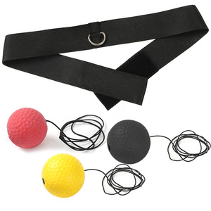 Headband Mounted Reaction <b>Ball</b> <b>Speed</b> <b>Ball</b> Portable Training Bouncy <b>Ball</b> For Fitness And Martial Arts Universal Use - Product Image 1