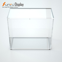 Présentoir Sunyu Boîte magnétique transparente en acrylique pour centres commerciaux en gros Boîte d'appoint pour jeux en acrylique ETB