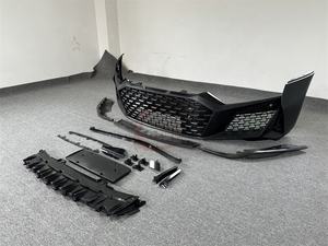Collettore stile PP materiale griglia paraurti anteriore e labbro anteriore in fibra di carbonio per <span class=keywords><strong>Audi</strong></span> <span class=keywords><strong>R8</strong></span> 2017-kit carrozzeria 2023 - Product Image 3