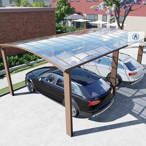 Abris extérieurs pour voiture Tente à baldaquin en aluminium Garage Abri pour vélos Abri pour voiture Parking - Product Image 3