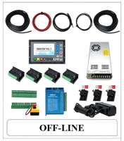 Pack de contrôleurs hors ligne DDCS4 V3.1 avec moteurs pas à pas en boucle fermée de 3,6 N.m pour QueenAnt QueenBee WorkAnt Lead CNC