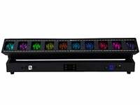 Barre de lumière mobile à zoom pixel MOKE 10x60W RGBW 4-en-1 DMX LED Beam Wash pour DJ, discothèque, club, fête