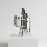 Mélangeur sous vide mobile hydraulique électrique à couvercle ouvert pour peinture et revêtement, haute productivité
