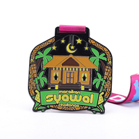 Personnalisé 3D Mignon Anime Animal Médaille En Métal Enfants Courir Marathon Médaille En Alliage De Zinc et En Aluminium Votre Propre Conception